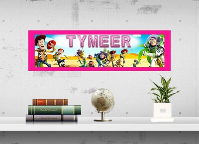 Toy Story - Personalized Poster with Your Name, Birthday Banner, Custom Wall Décor, Wall Art - image3